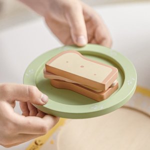 Classic World CLASSIC WORLD Wooden Breakfast Set 13 pcs. 4