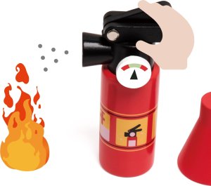 Classic World Little Firefighter Set Costume Tools 8 pcs. 10