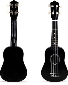 Ecotoys Gitara ukulele dla dzieci drewniana 4 struny nylonowe ECOTOYS 1