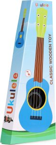 Ecotoys Gitara ukulele dla dzieci drewniana 4 struny nylonowe ECOTOYS 9