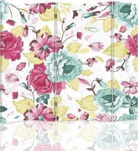 Feeby Parawan dwustronny, Vintage flowers (Rozmiar 180x170) 1