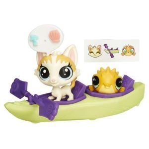 Figurka Hasbro Littlest Pet Shop Zwierzakowe Pojazdy - Łódka (B5043) 1