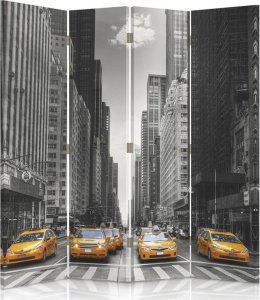 Feeby Parawan dwustronny, New York Taxi (Rozmiar 145x170) 1