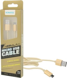 Kabel USB Romoss USB-A - microUSB 1 m Złoty 4