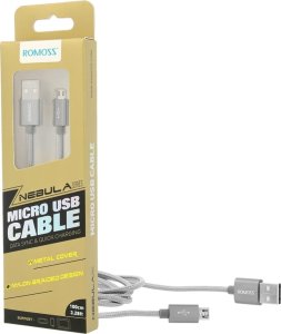 Kabel USB Romoss USB-A - microUSB 1 m Szary 4
