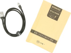 Kabel USB Romoss Kabel ROMOSS do Apple iPad, iPhone - lightning (ładowanie, komunikacja) - black 1