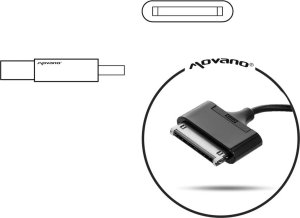 Kabel zasilający Movano Kabel do zasilacza / ładowarki Tablet Lenovo ideapad k1 5