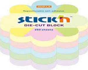 STICK N Notes STICK`N 67x67mm KWIATEK MIX 5 KOL. PASTELOWYCH, 250 kartek 21832 4