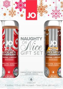 System JO Zestaw lubrykantów Naughty or Nice 2x30ml System JO 1