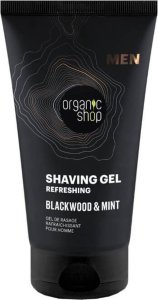 EUROBIOLAB Żel do golenia odświeżający Blackwood and Mint 150 ml ORGANIC SHOP MEN 1