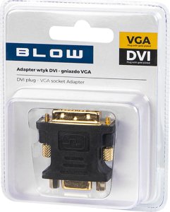 Adapter AV Blow 92-103# Przej.dvi wtyk - vga gniazdo 15pin 2