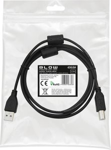 Kabel USB Blow 4968# Przył.usb a - b 1,5m komp-druk 2xfer zaw 2