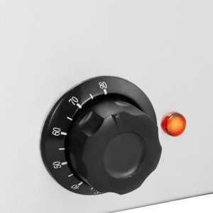 Royal Catering Bemar podgrzewacz elektryczny z kranem 2 x GN 1/2 600 W 3