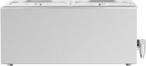 Royal Catering Bemar podgrzewacz elektryczny z kranem 2 x GN 1/2 600 W 5