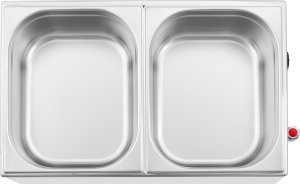 Royal Catering Bemar podgrzewacz elektryczny z kranem 2 x GN 1/2 600 W 6