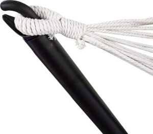 Lacestone Tęczowy Hamak na stelażu ogrodowy zewnętrzny 2