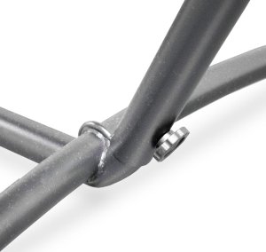 Lacestone Niebiesko-zielony Hamak na stelażu ogrodowy zewnętrzny 11