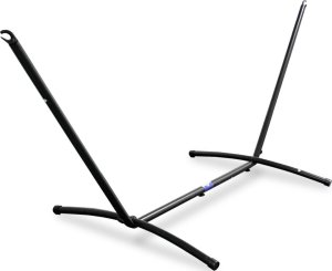 Lacestone Beżowo-brązowy Hamak na stelażu ogrodowy zewnętrzny 13