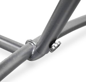 Lacestone Beżowo-brązowy Hamak na stelażu ogrodowy zewnętrzny 4