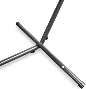 Lacestone Beżowo-brązowy Hamak na stelażu ogrodowy zewnętrzny 10