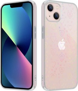 nemo Etui XIAOMI 12 LITE Luminous Hearts Case Holograficzne Serca transparentne 1