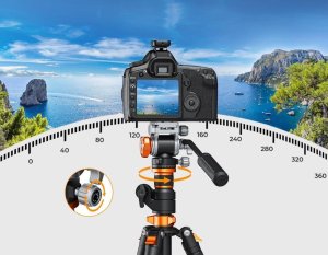 Głowica Kf Głowica Olejowa Video Panoramiczna K&F FH-03 5kg Metal 1/4 3/8 Arca Swiss / FH-03 / KF31.087 4