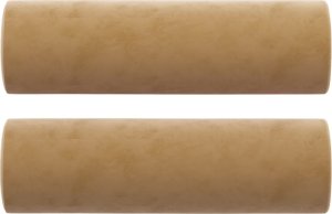 vidaXL 2-osobowa sofa z poduszkami, brązowa, 120 cm, aksamit 5