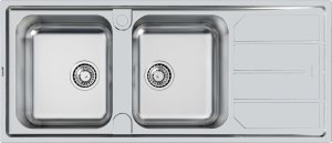 Zlewozmywak Foster FOSTER 5812062 ELETTRA SINK 1160x500 2 LH/B+DR 1