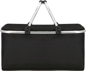 Springos Torba termiczna 47x28x23 cm 30L kosz termiczny piknikowy na jedzenie czarny UNIWERSALNY 2