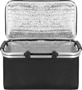 Springos Torba termiczna 47x28x23 cm 30L kosz termiczny piknikowy na jedzenie czarny UNIWERSALNY 22