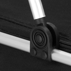 Springos Torba termiczna 47x28x23 cm 30L kosz termiczny piknikowy na jedzenie czarny UNIWERSALNY 8