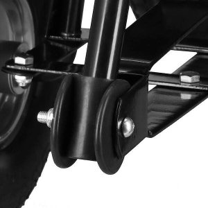 Springos Wózek ogrodowy transportowy metalowy 250kg z funkcją wywrotki zielony UNIWERSALNY 7