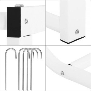 Springos Bramka piłkarska stalowa 300x200 cm treningowa UNIWERSALNY 2