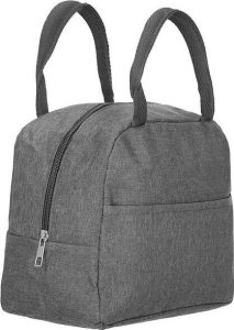 Springos Torba termiczna na jedzenie 5L na biwak, piknik, plażę szara UNIWERSALNY 3