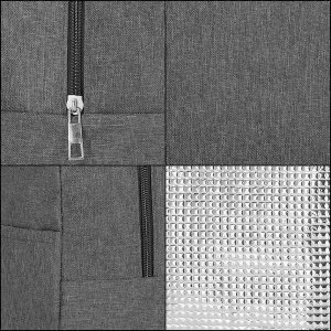 Springos Torba termiczna na jedzenie 5L na biwak, piknik, plażę szara UNIWERSALNY 9