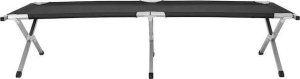Springos Łóżko turystyczne składane kanadyjka łóżko polowe do150 kg czarne UNIWERSALNY 14