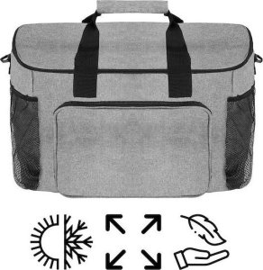 Springos Kosz termiczny 28L na jedzenie torba termiczna szary UNIWERSALNY 19