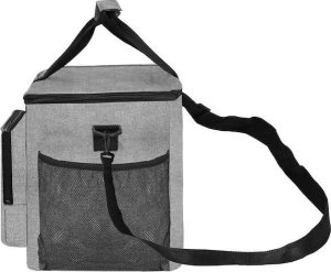Springos Kosz termiczny 28L na jedzenie torba termiczna szary UNIWERSALNY 4