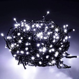 Lampki choinkowe Springos Lampki choinkowe 300 led biały zimny + flash 15m oświetlenie świąteczne IP44 UNIWERSALNY 12