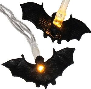 Springos Lampki na Halloween nietoperze girlanda łańcuch świetlny 10 LED UNIWERSALNY 3