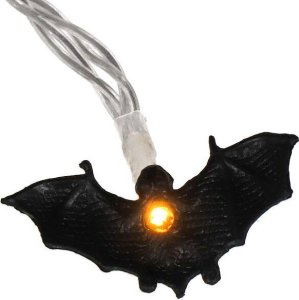 Springos Lampki na Halloween nietoperze girlanda łańcuch świetlny 10 LED UNIWERSALNY 4