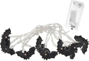 Springos Lampki na Halloween nietoperze girlanda łańcuch świetlny 10 LED UNIWERSALNY 5