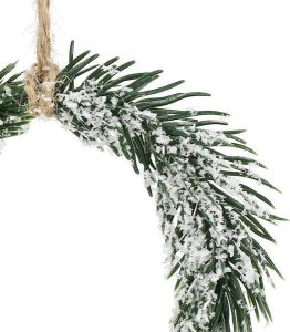 Springos Zawieszka na choinkę zielony mini wianek ozdoba świąteczna 10 cm UNIWERSALNY 2