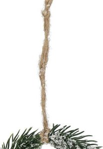 Springos Zawieszka na choinkę zielony mini wianek ozdoba świąteczna 10 cm UNIWERSALNY 4