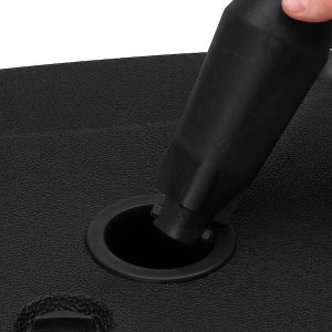 Springos Podstawa pod parasol ogrodowy 22l stojak, podstawka obciążeniowa na parasol czarna UNIWERSALNY 8