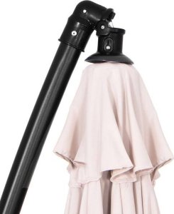 Springos Parasol ogrodowy na wysięgniku 350 cm składany z pokrowcem, na balkon, taras ecru UNIWERSALNY 17