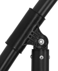 Springos Parasol ogrodowy na wysięgniku 350 cm składany z pokrowcem, na balkon, taras ecru UNIWERSALNY 9