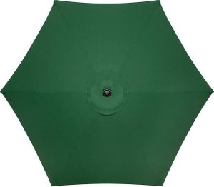 Springos Parasol ogrodowy łamany 260 cm duży z korbką, na balkon, taras ciemnozielony UNIWERSALNY 17