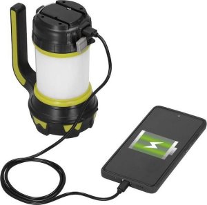 Latarka Springos Latarka wielofunkcyjna, turystyczna, biwakowa LED 6 trybów świecienia, z funkcją powerbank UNIWERSALNY 18