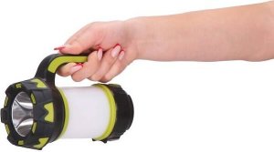 Latarka Springos Latarka wielofunkcyjna, turystyczna, biwakowa LED 6 trybów świecienia, z funkcją powerbank UNIWERSALNY 24